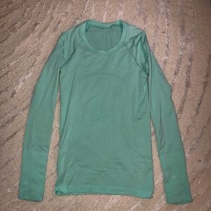 lululemon athletica Long Sleeve Top - Mint Green